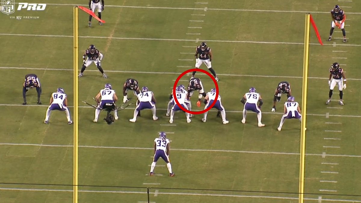Every snap #Bears Gervon Dexter Sr played against the Vikings last week.