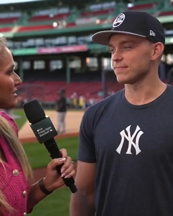 "Derek Jeter, he was always my favorite player... it was always the New York Yankees." Ben Rice grew up in Massachusetts as a New York fan. Now, he puts on the pinstripes against the Red Sox in tonight's rivalry matchup! Mastercard #BeyondTheDugout
