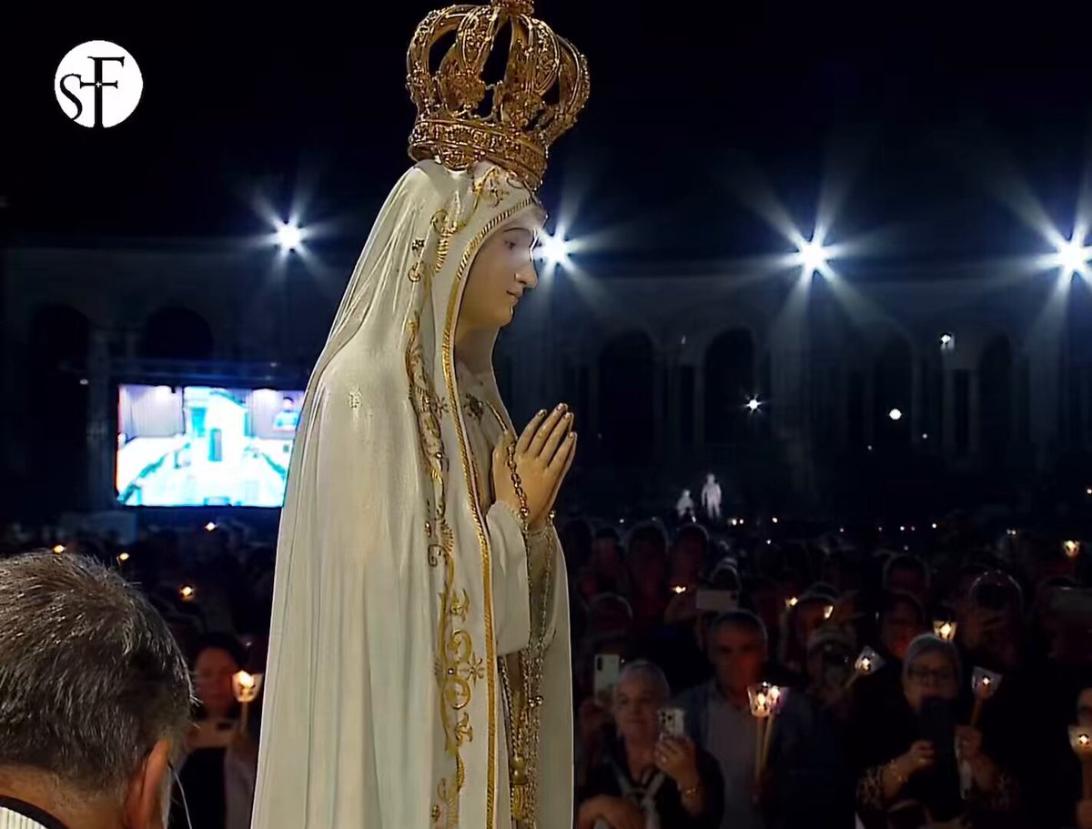 Tonight’s Candlelight Procession in Fatima, Portugal