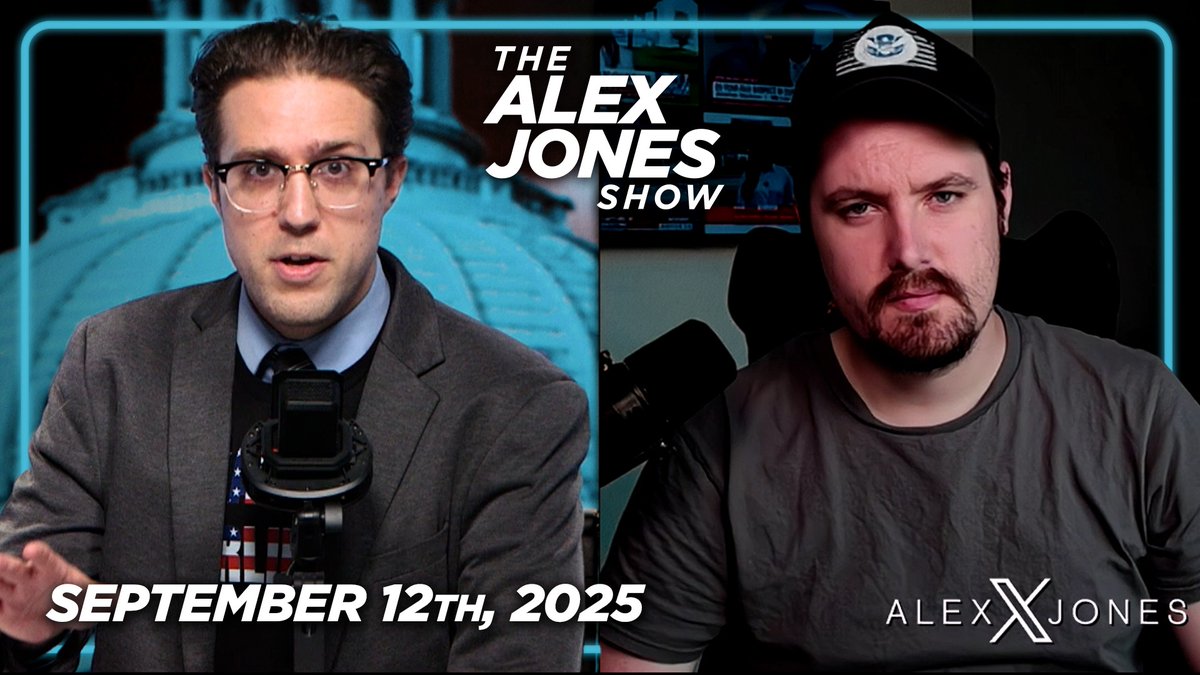 FULL FRIDAY ALEX JONES SHOW: Tyler Robinson, 22, Now In Custody, Named As Suspected Killer In Charlie Kirk Assassination! Planned Attack Online & “Full Of Hate!” PLUS, Journalist Nick Sortor, FBI Whistleblower Kyle Seraphin, & Deep State Marauder Ivan Raiklin Join Chase Geiser To Deliver Breaking Updates & Key Analysis On The Ongoing Investigation! — 9/12/25