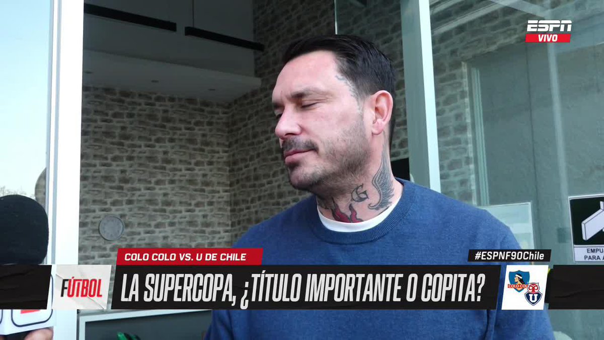 "PARA LO ÚNICO QUE SERVIRÍA (LA SUPERCOPA) ES PARA DARLE UN TÍTULO AL NUEVO DT DE COLO COLO" En medio de una dinámica, Mauricio Pinilla aseguró que la Supercopa no tiene ningún tipo de relevancia. Mira #ESPNF90Chile en el Plan Premium de #DisneyPlus.