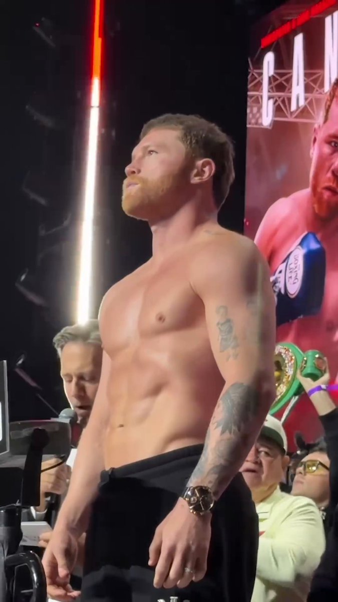 CANELO AND CRAWFORD WEIGH IN 👀 Here. We. Go.