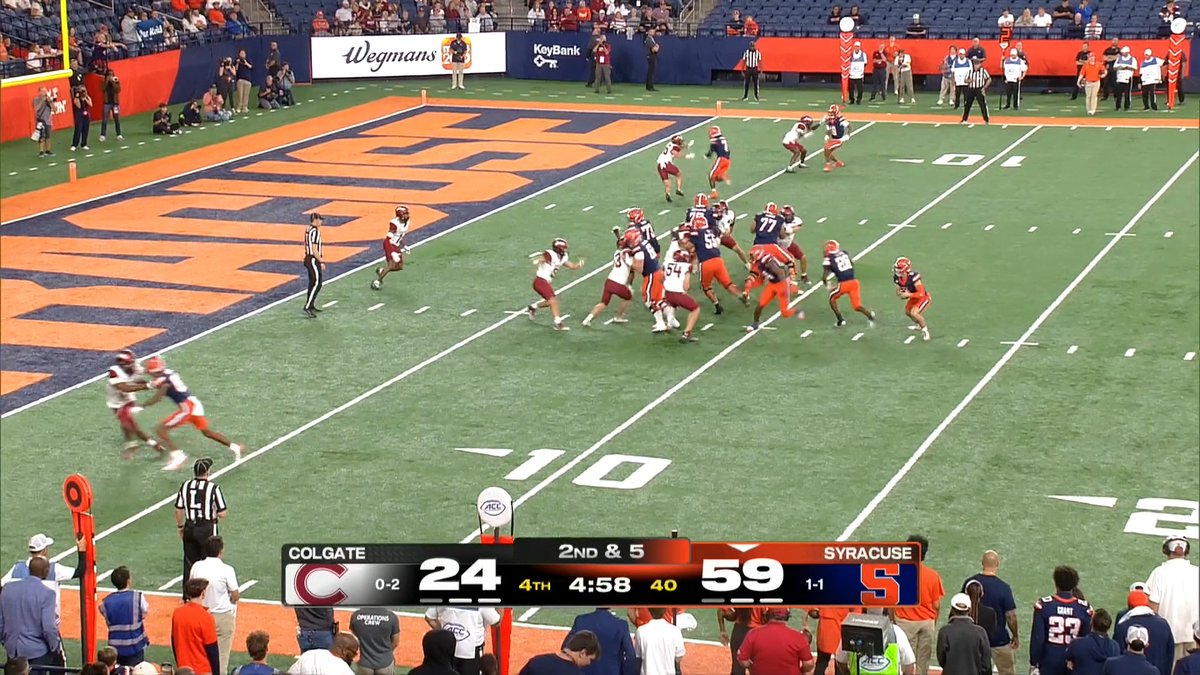 TOUCHDOWN!!! 🎯 Luke Carney first career TD 📺 ACCN