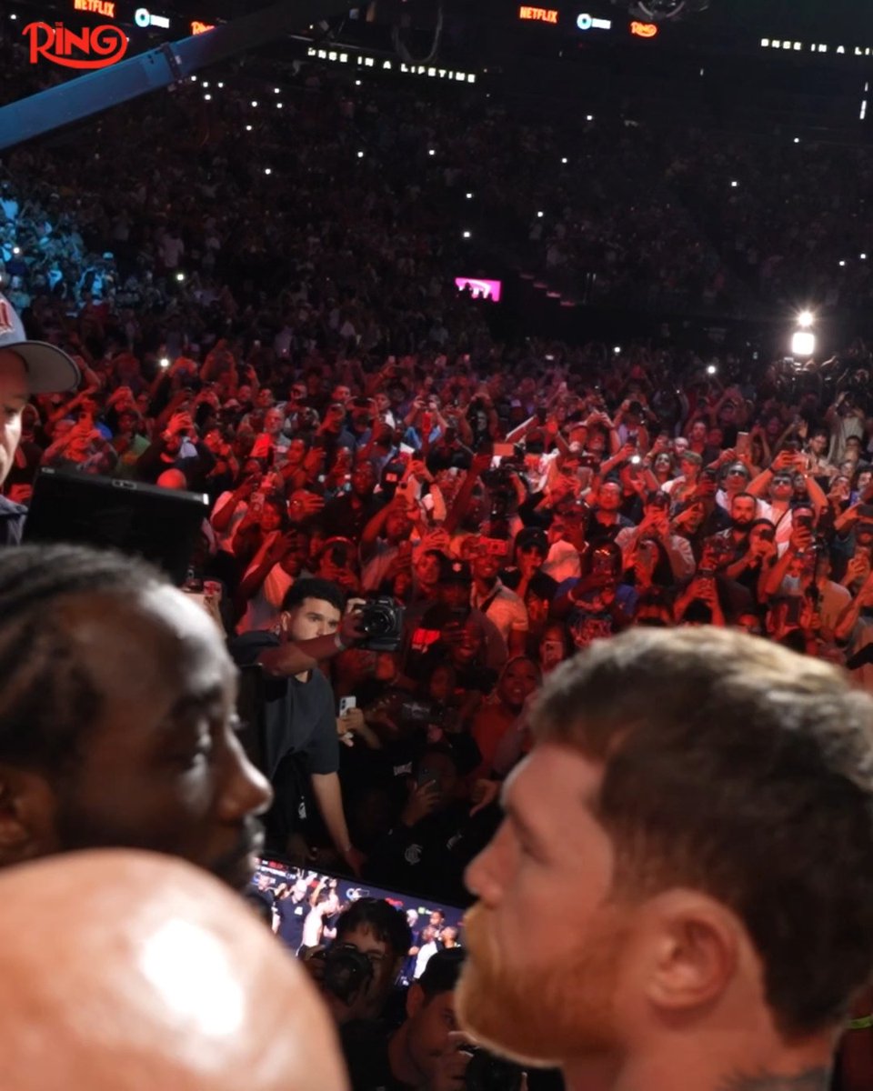 Canelo and Crawford face-off for one last time 🥊 ONE MORE SLEEP (via Ring Magazine)