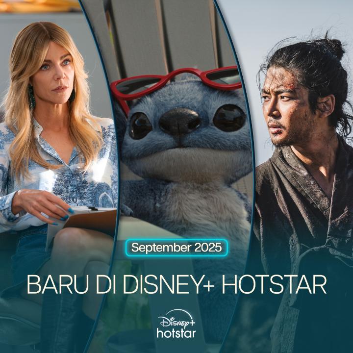 ✨ September penuh cerita baru! ✨ Deretan film dan serial terbaru siap nemenin kamu sepanjang bulan. Streaming semua dan banyak lagi, hanya di #DisneyPlusHotstarID.