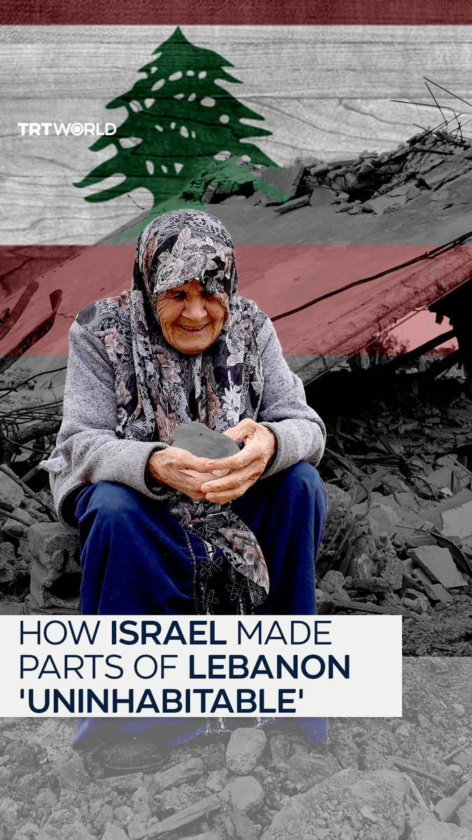 Mosques, cemeteries, roads, parks, football pitches,… Israel has destroyed or damaged 10,000+ civilian infrastructures in Lebanon, making parts of the country “uninhabitable ” according to a report published by Amnesty International