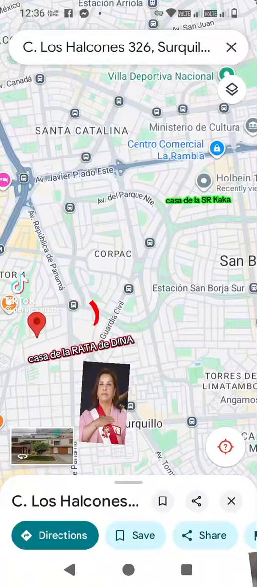 Dejaré la ubicación de la casa de Dina y la Casa de Keiko y me iré lentamente… 🚶🏼‍➡️🚶🏽‍♂️‍➡️ #13Sep #DinaAsesina