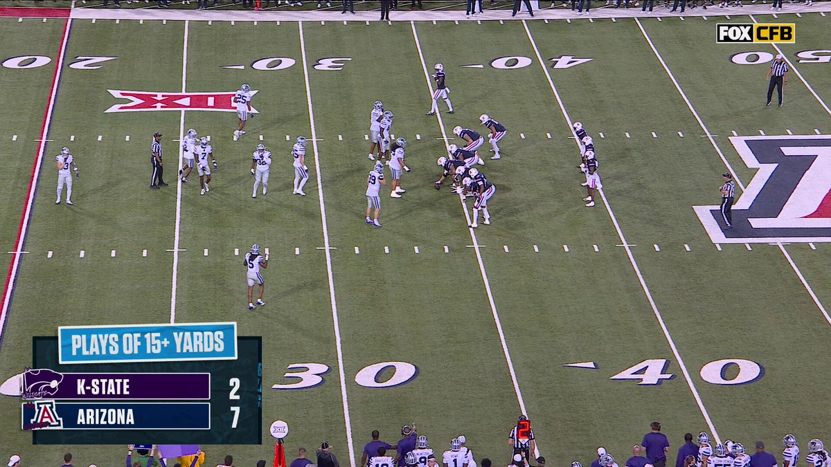 PICKED OFF! K-State Football takes the ball back!