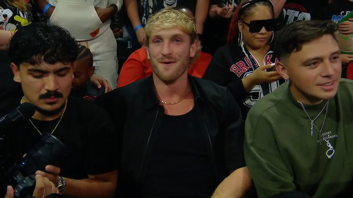 Look who it is... 👀 Logan Paul is taking in the sights and sounds of Worlds Collide! WATCH HERE: