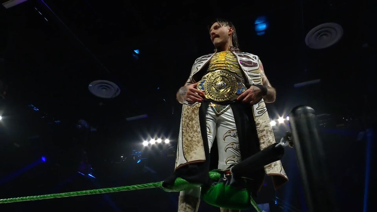 HE'S. HERE. Can Dominik leave Worlds Collide with the Lucha Libre AAA Worldwide Mega Championship? 🤔 WATCH HERE: