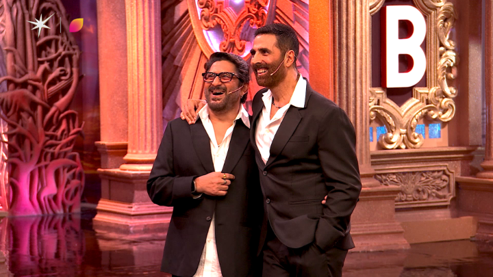 The fun trailer of #BiggBoss19 #WeekendKaVaar with 2 Jollys - #AkshayKumar𓃵 and Jolly Tyagi - Asli Jolly from Meerut #JollyLLB3