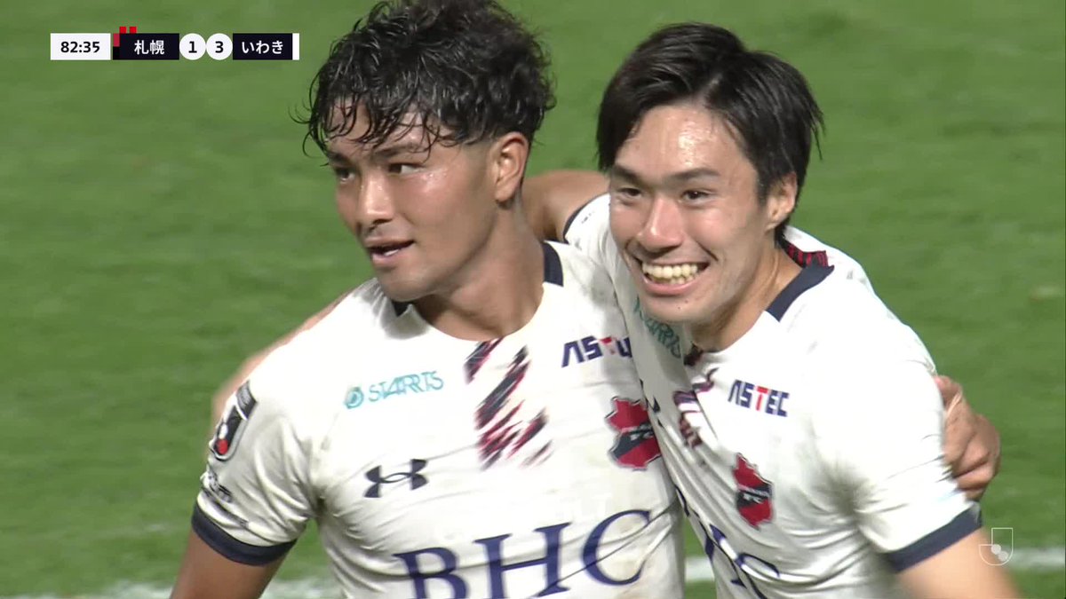 五十嵐聖己が冷静にディフェンスをかわして3戦連発！✨️ 🎦 ゴール動画 🏆 明治安田Ｊ２リーグ 第29節 🆚 札幌vsいわき 🔢 1-4 ⌚️ 83分 ⚽️ 五十嵐 聖己（いわき） #Ｊリーグ