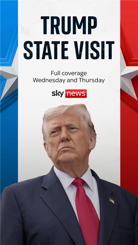 🇺🇸 🇬🇧 US President Donald Trump is heading to the UK for a historic second state visit Don't miss a moment as Sky News brings you every minute live on T.V and digital 📲Sky News on TikTok, X, Instagram, Facebook and YouTube 📺 Sky 501, Virgin 602, Freeview 233