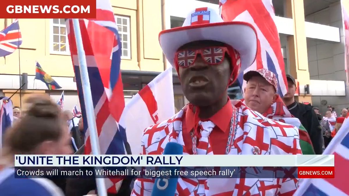 'I'm fed up with how the country is going.' GB News' Dougie Beattie speaks with some of those attending the 'Unite the Kingdom' rally in London today. 📺 Freeview 236, Sky 512, Virgin 604 🔓 Become a GB News Member: