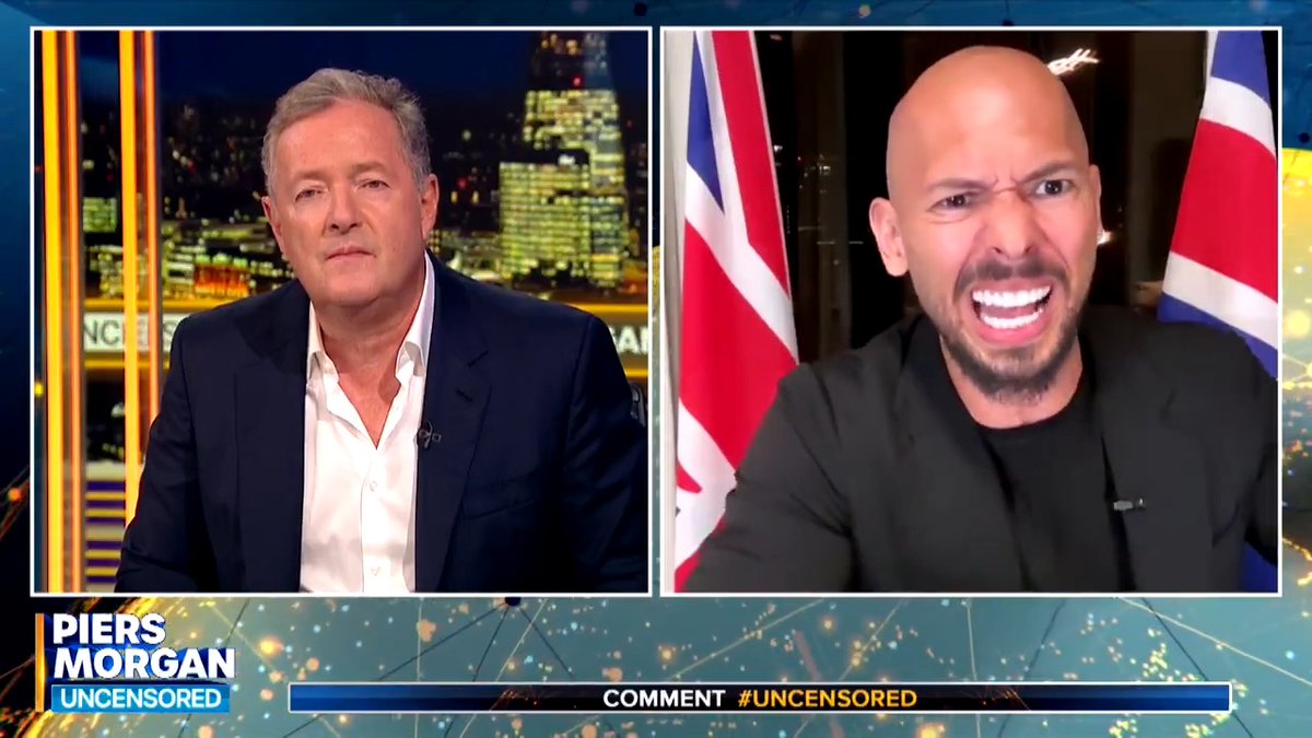 "If you were a real journalist, Piers, you would have asked me 20 questions - I told you something breaking!" Piers Morgan responds to Andrew Tate: "You've revealed the truth about yourself... a brazen misogynist." 📺 Piers Morgan | Andrew Tate