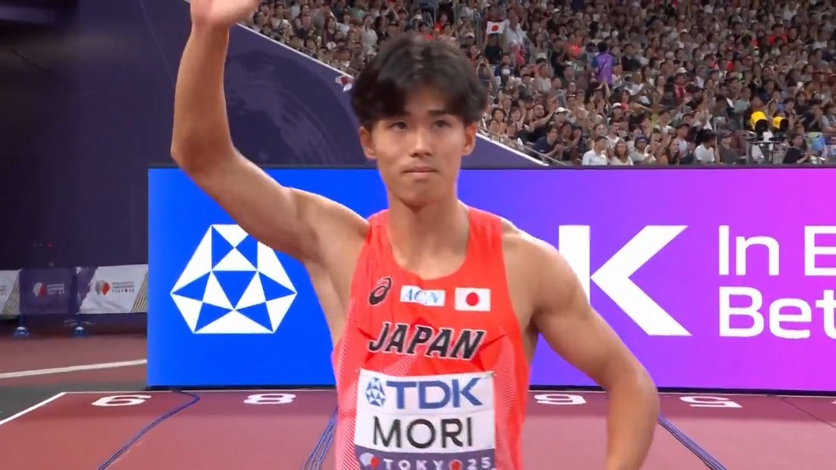 【#東京世界陸上】 ✅男子100m 予選 2組 👑準決勝進出👑 🇯🇲 #トンプソン 1位 9秒95 🏃世界陸上初出場🏃 🇯🇵#守祐陽 7位 10秒37 📺TBS系列 生中継