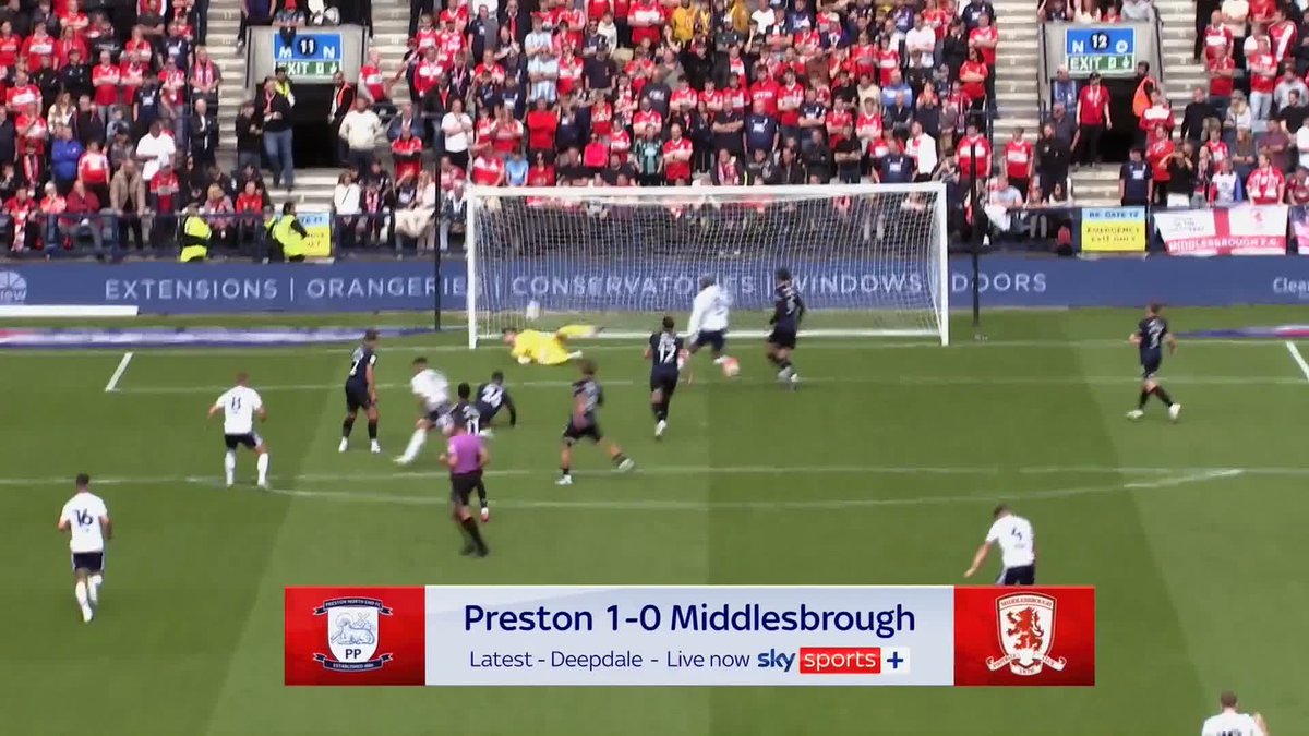 "What a finish" Lewis Dobbin with a fantastic solo goal for Preston at Deepdale 🪄