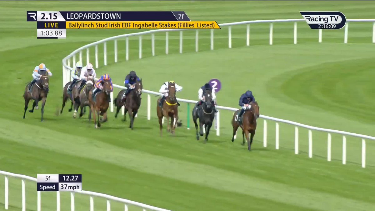 Two from two! The €1.7m filly Diamond Necklace (St Mark's Basilica) sparkles in the Irish Champions Festival opener for Christophe Soumillon, Aidan O'Brien and Ballydoyle
