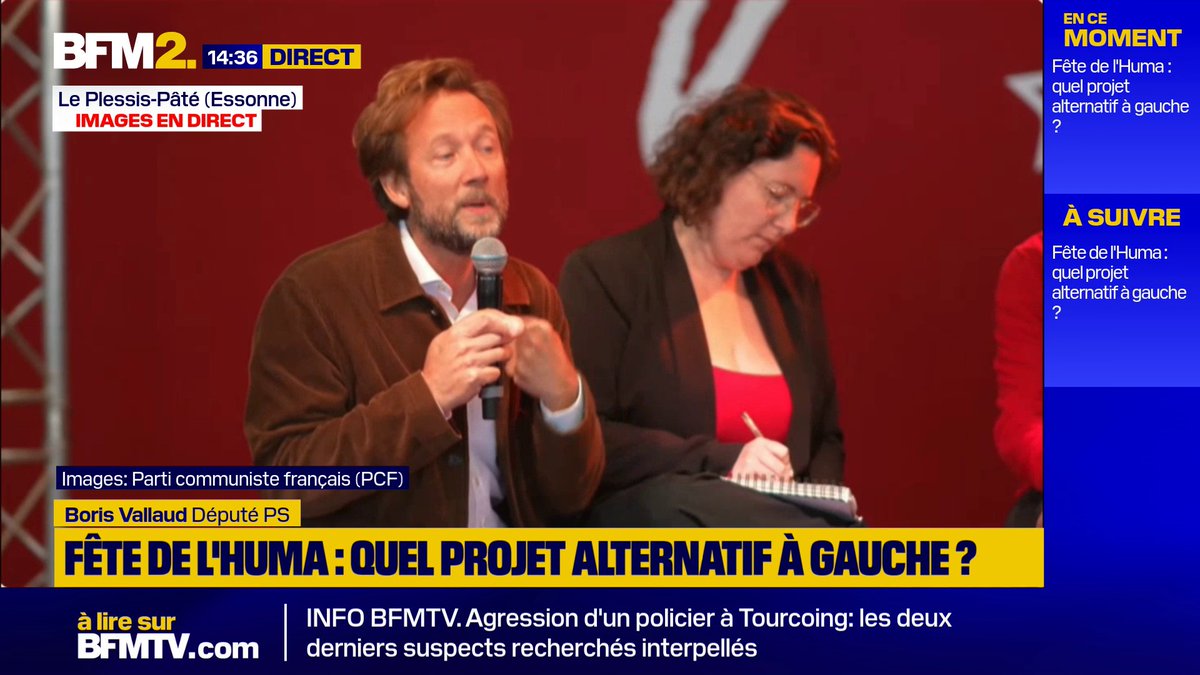 "Le pétrole premier de l'extrême droite, c’est précisément le macronisme", déclare Boris Vallaud à la fête de l'Huma #BFM2