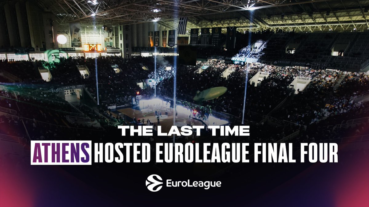 We're going back to Athens 🇬🇷 #F4GLORY Returns to the Greek Capital. The last time it was hosted there? 2007! Panathinaikos BC took the crown in their home court, sit back and enjoy the highlights from that clash NOW 🎥