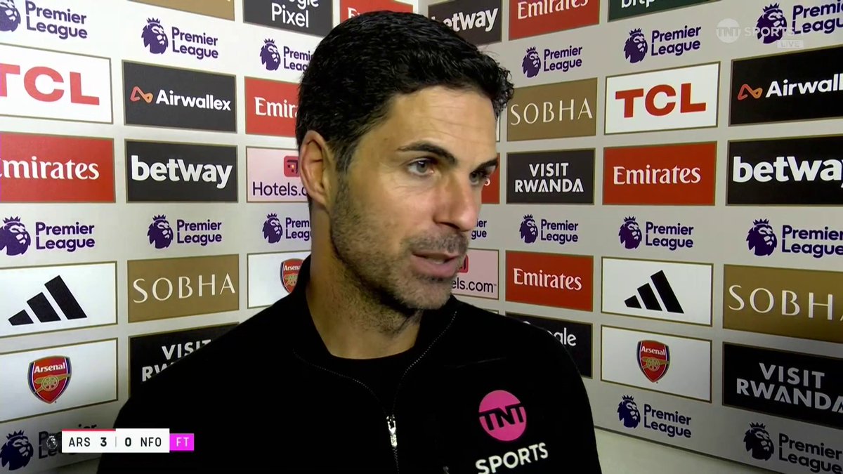 "When you look around at the other clubs... we need these players" Mikel Arteta reflects on his side's win over Nottingham Forest and talks squad depth... ๐๏ธ Becky Ives | ๐บ TNT Sports & discovery+ UK
