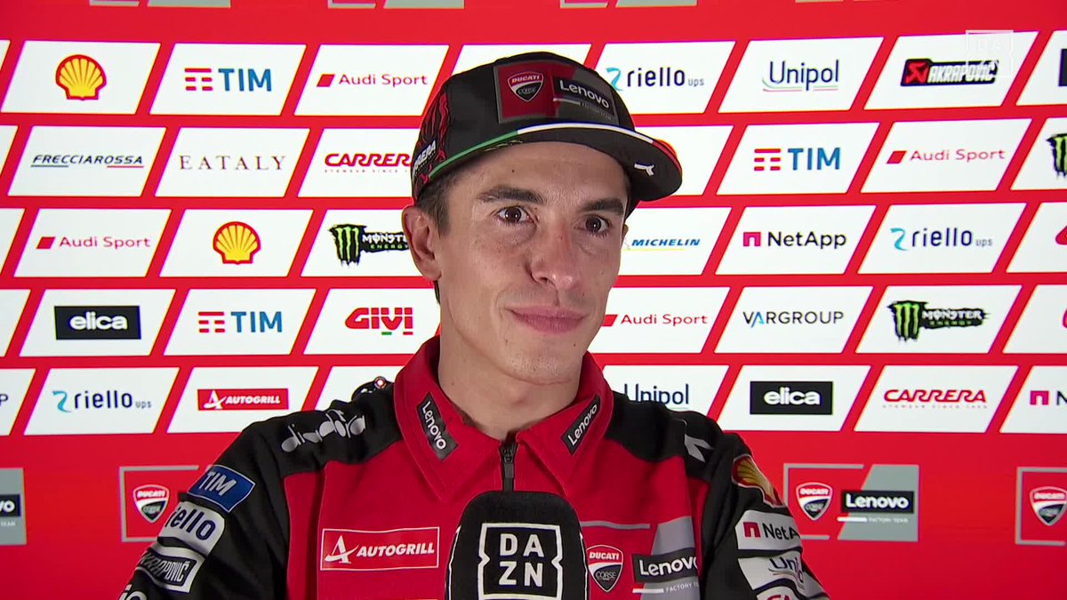 🗣️ “Somos humanos y a veces cometo errores, pero estoy bien y la confianza para mañana es alta” Marc Márquez explica el motivo de su caída en la sprint de Misano #SanMarinoGP 🇸🇲 #MotoGP 🏁