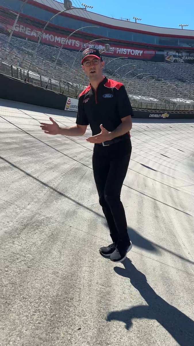 A high-banked track with high-stakes racing. Let’s climb the concrete with Austin Cindric!