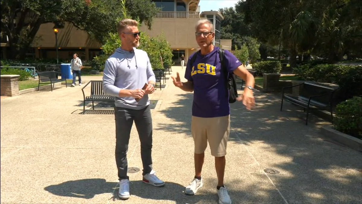 "Their only failure is not trying." 66-year-old LSU freshman, Kent Broussard, hopes his story can be an inspiration for many 👏