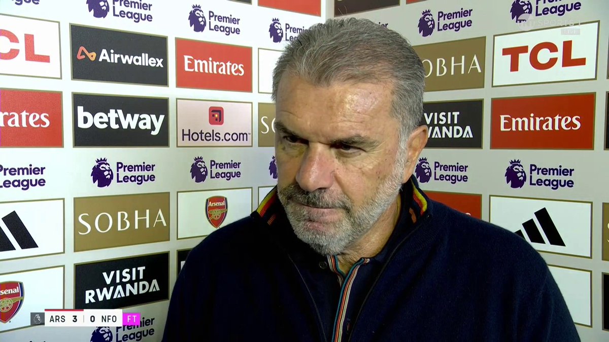 "I can't fault the lads" Ange Postecoglou reflects on 'disruptive' week after international break and looks ahead to the next few weeks with Nottingham Forest... 🎙️ Becky Ives | 📺 TNT Sports & discovery+ UK