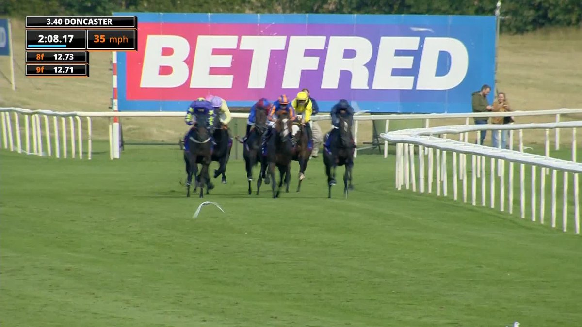 🏆SCANDINAVIA WINS THE ST LEGER🏆 What a brave horse👏🤩 #ITVRacing | Tom Marquand | Doncaster Racecourse