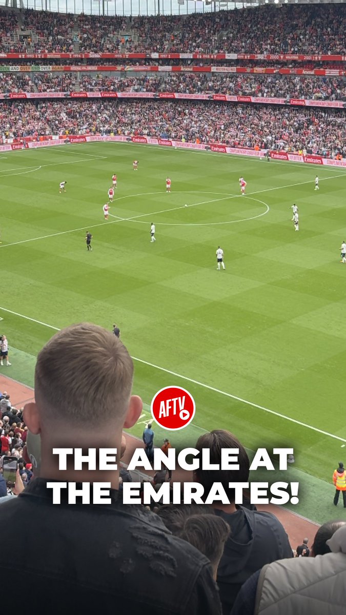 The Angel being sung at the Emirates — Doesn’t it hit different? ❤️