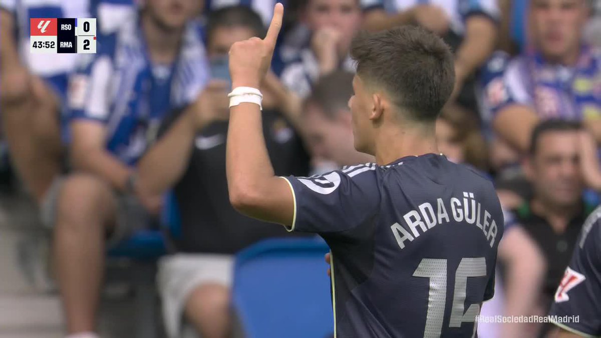 ARDA GULER MAKES IT 2-0 FOR REAL MADRID!