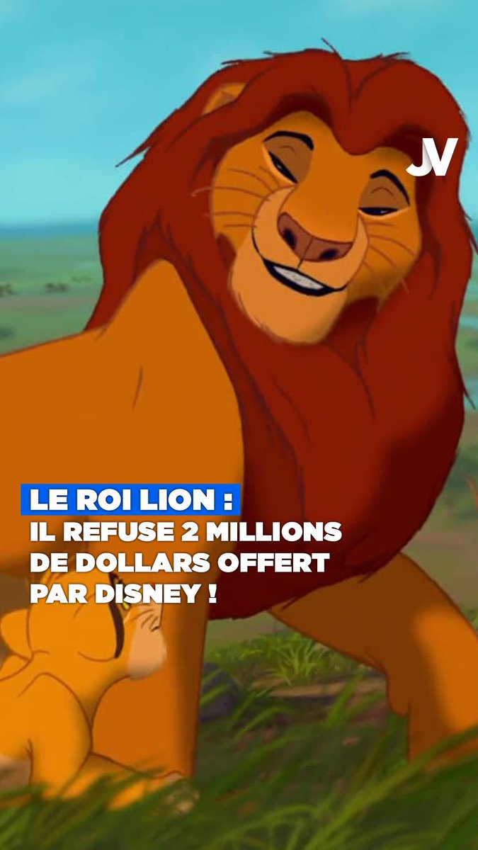 Disney a proposé 2 millions $ au doubleur de Simba dans le Roi Lion en 1994. Jason Weaver, 15 ans, a pris la meilleure décision de sa vie : il a refusé. À la place, sa maman a demandé 100 000$ et un pourcentage sur toutes les royalties qui touchent au Roi Lion. Jackpot... 🤑