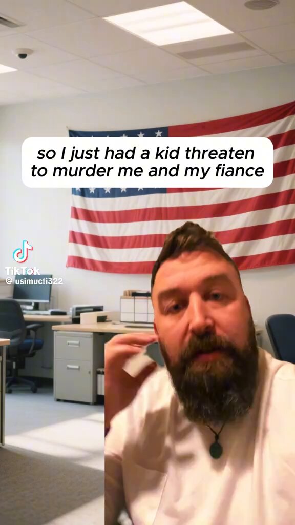 This guy sure went above and beyond to silence this kid. Our youth have no filter or sense of morals. Education starts at home. Threats on life should be taken seriously. Listen to this....