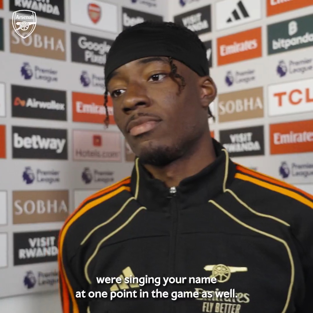 💬 "It's definitely in my mind to try and inspire the crowd a little bit." Noni reflects on his electric display at Emirates Stadium ⚡️