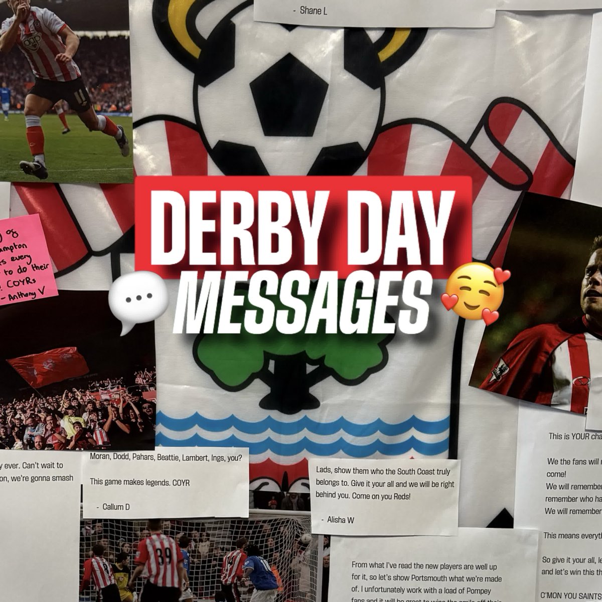 Your derby day messages ✉️ Ready for the big one, together ❤️
