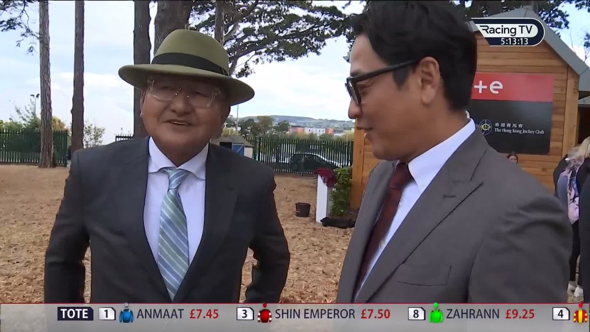 Great to see Yoshito Yahagi at Leopardstown RC shortly before Shin Emperor contests the Royal Bahrain Irish Champion Stakes 🇯🇵 #シンエンペラー