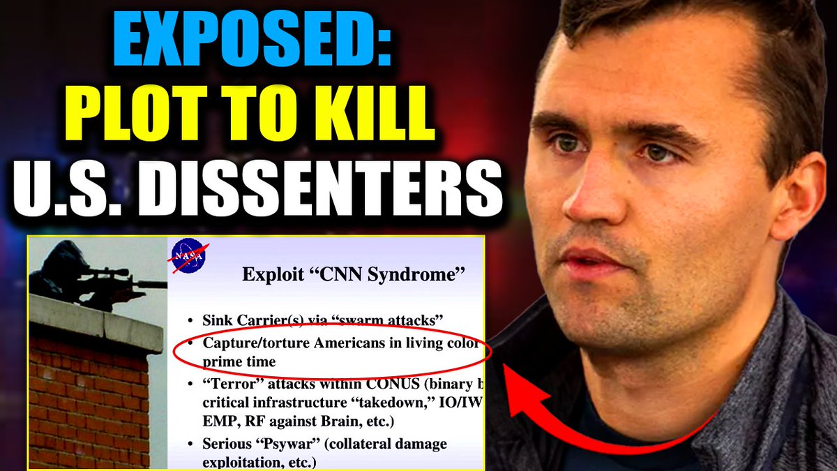 🚨 Leaked Gov't Files Expose Mossad Plot To Assassinate Charlie Kirk In 2025 Charlie Kirk's death was no random tragedy - it was the opening act of a manufactured civil war, orchestrated down to the last frame. Inside stamped folders leaked from the CIA is a plan so clinical it reads like a script: assassinate the loudest voices in America on live TV, amplify the shock, turn grief into a weapon.