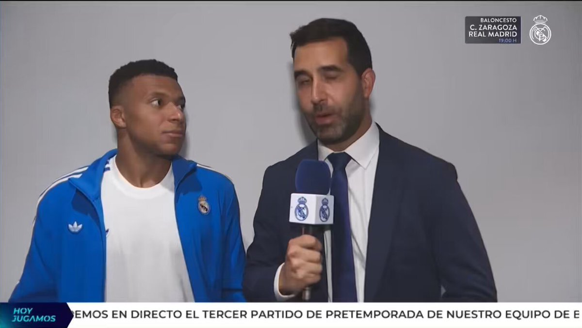 🗣️ Kylian Mbappé: "El segundo tiempo fue más jodido, sufrimos como EQUIPO y volvemos a Madrid con los 3 puntos, yo quiero dar el 100% por esta camiseta, este grupo, me siento muy bien aquí, madridistas nos vemos el martes, HALA MADRID." Lo quiero mucho ♥️
