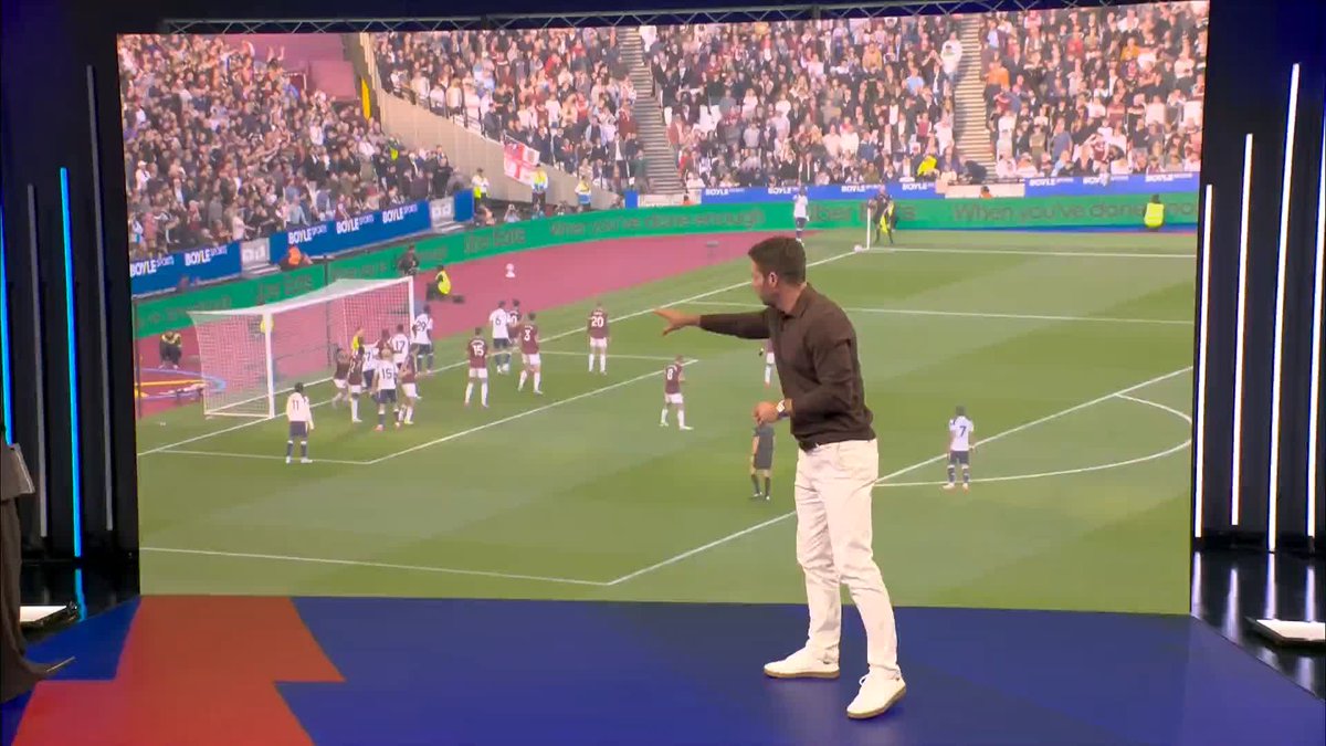 "I don't see it!" "There's not enough for a foul!" Jamie Redknapp and Gianfranco Zola don't think there was enough evidence to disallow Spurs an opener against West Ham.