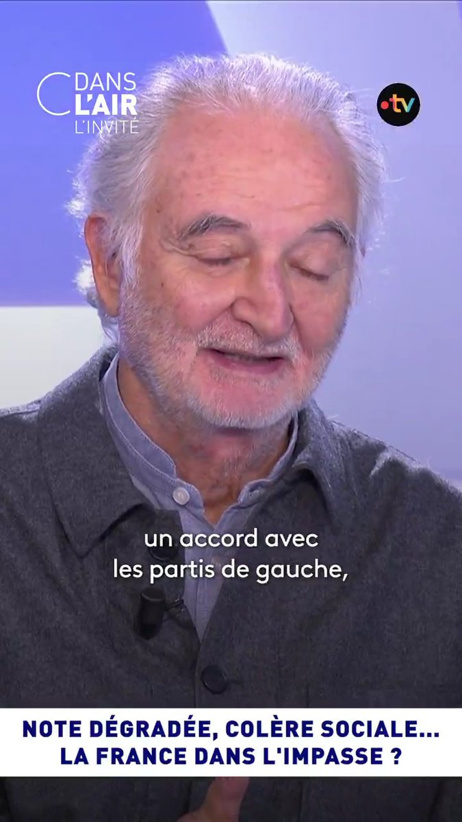 "Je pense que nous n'aurons rien de sérieux avant l'élection #présidentielle. Je ne suis même pas sûr que ce #gouvernement va réussir à se former. Mais ce serait catastrophique pour le pays d'avoir une présidentielle anticipée !" Jacques Attali était l'invité de #cdanslair #Lecornu