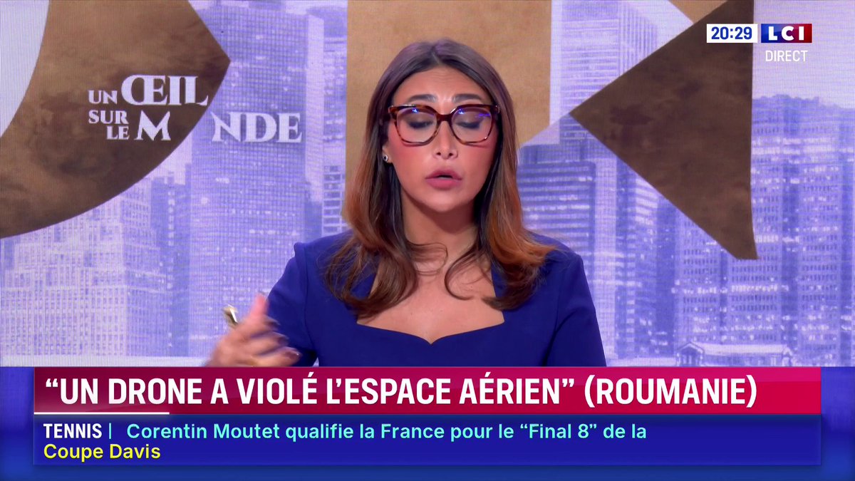 Drones russes en Pologne : "Il n'y a aucun doute" que l'incursion de ces engins "était volontaire" de la part de Moscou, selon Xavier Tytelman (Xavier Tytelman). "Ces drones étaient modifiés pour pouvoir toucher la Pologne", dit-il. ▶️ avec ✦ Margot Haddad ✦