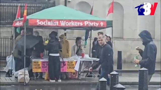 🇬🇧 La contre-manifestation d’extrême gauche est un bide total comparé à celle de Tommy Robinson.