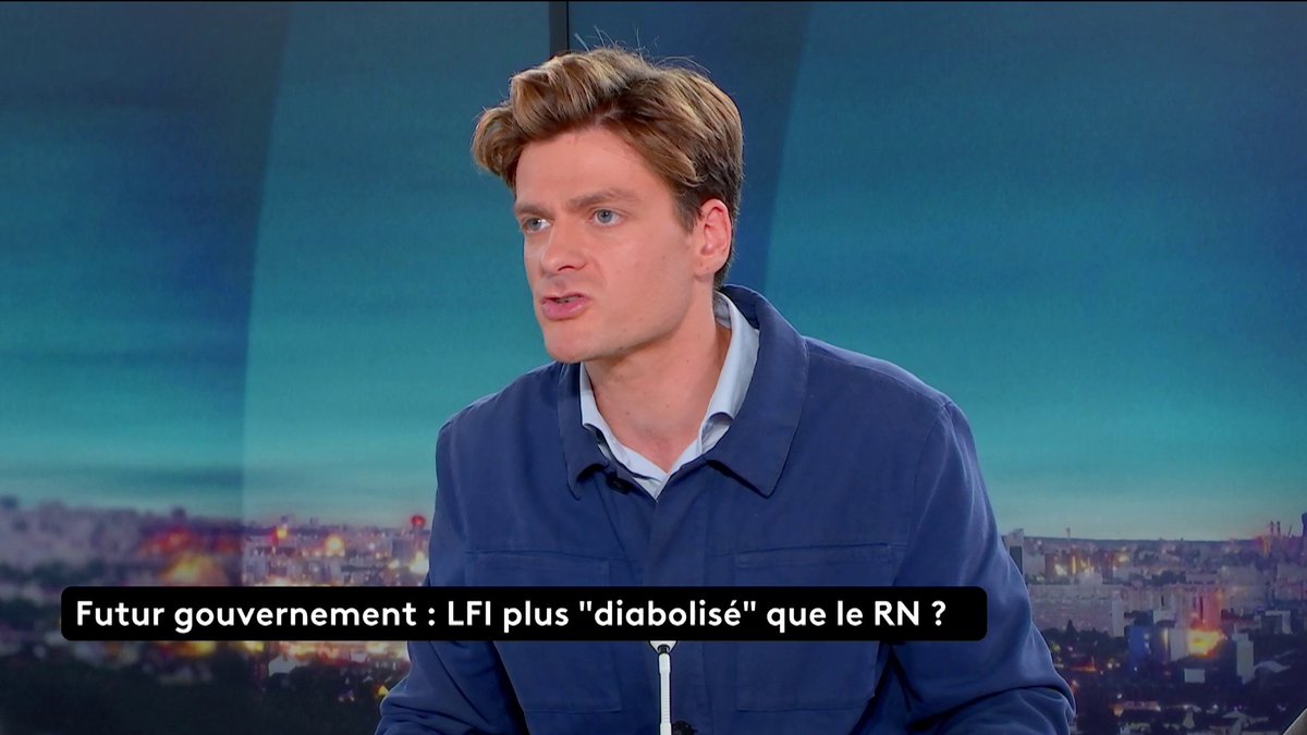 🔴 🗣 “Il y a dans une partie de la classe politique et dans une partie de la bourgeoisie une banalisation du RN, doublée d’une forme d’amnésie”, déclare Nathan Devers dans #LePourEtLeContre.