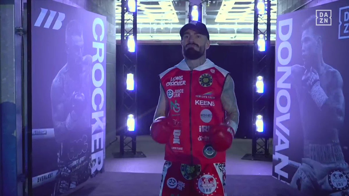 .Lewis Crocker is headed to the ring for the main event!! 🐊🔥 #CrockerDonovan2 | Live NOW on DAZN