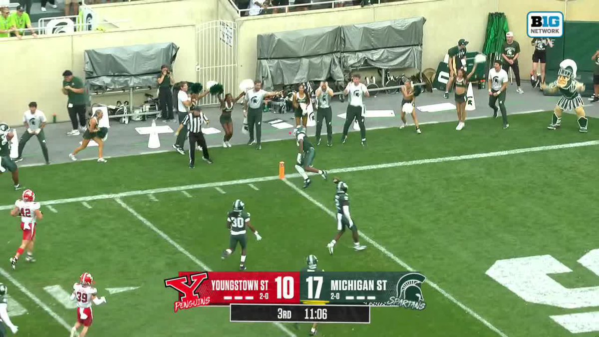 WHAT A RETURN FOR Michigan State Football'S OMARI KELLY ‼️ 📺: BTN