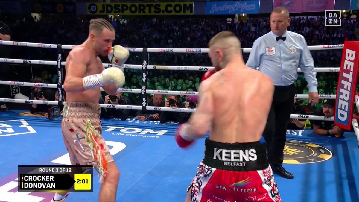 LEWIS CROCKER JUST DROPPED PADDY DONOVAN!!! 🤯 #CrockerDonovan2 | Live NOW on DAZN