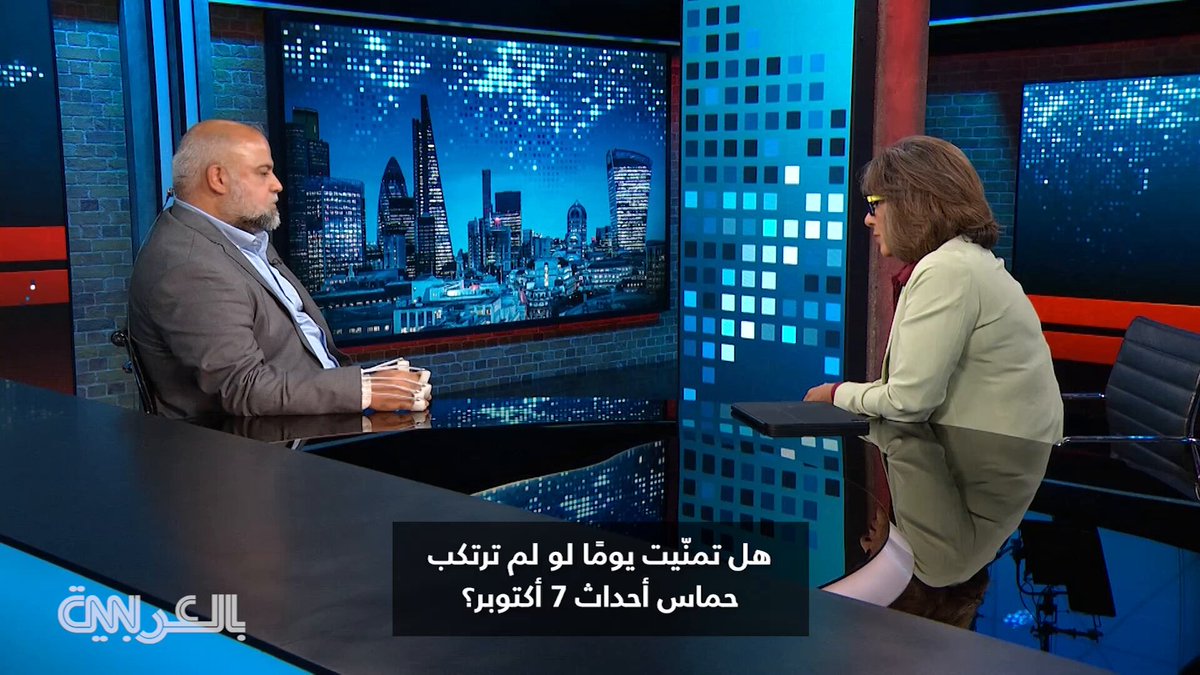 الصحفي الفلسطيني وائل الدحدوح يجب على سؤال ان كان يتمنى لو لم ترتكب حماس أحداث السابع من أكتوبر