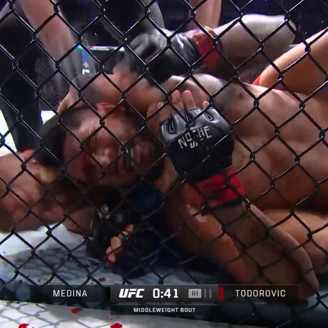 SINKING IN THE SUBMISSION 😤 @Todorovic_UFC earns the first round RNC finish! [ #NocheUFC | LIVE NOW on the @ESPN app ]
