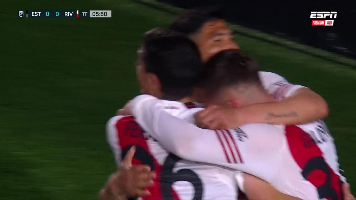 💥 GALOPPO 👊 ⚽️ Centro perfecto de Nacho y cabezazo de Giuliano Galoppo para el 1-0 del Millonario en La Plata.